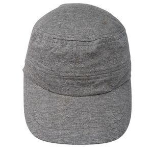 Icing Cadet Army Cap Gray One Size Stretch Lightweight Blank Cotton